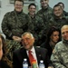 President of Croatia visits his nation's troops on Camp Bondsteel