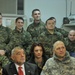 President of Croatia visits his nation's troops on Camp Bondsteel