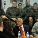 President of Croatia visits his nation's troops on Camp Bondsteel