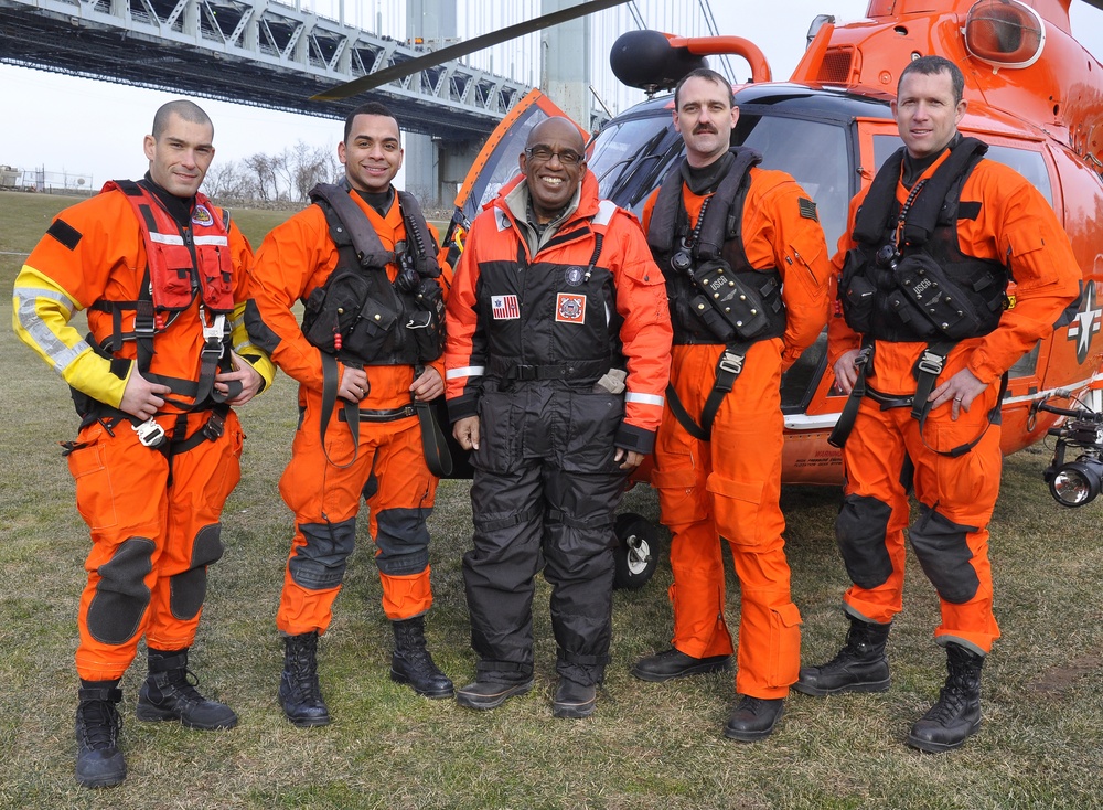Al Roker and the Coast Guard