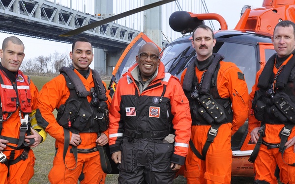 Al Roker and the Coast Guard