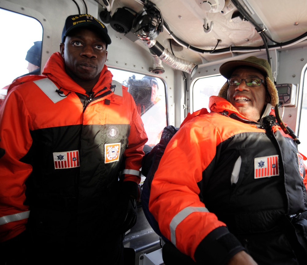 Al Roker and the Coast Guard