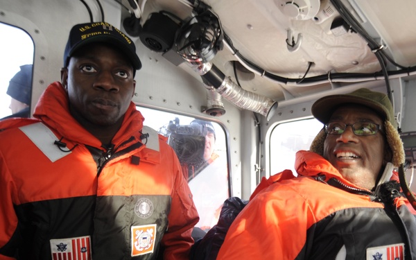 Al Roker and the Coast Guard
