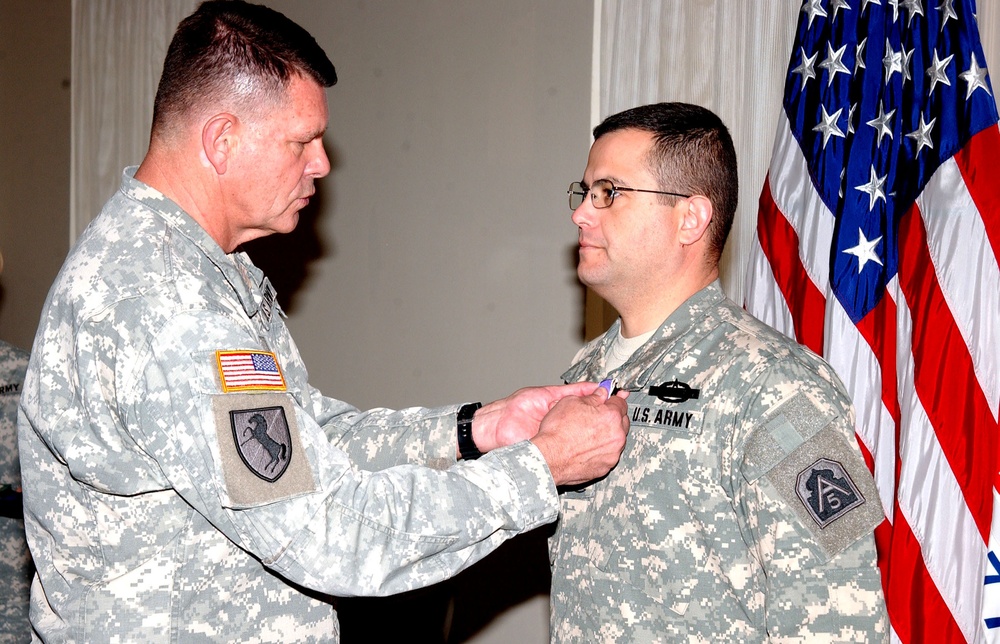 ARNORTH Soldier Presented Purple Heart for Service in Iraq