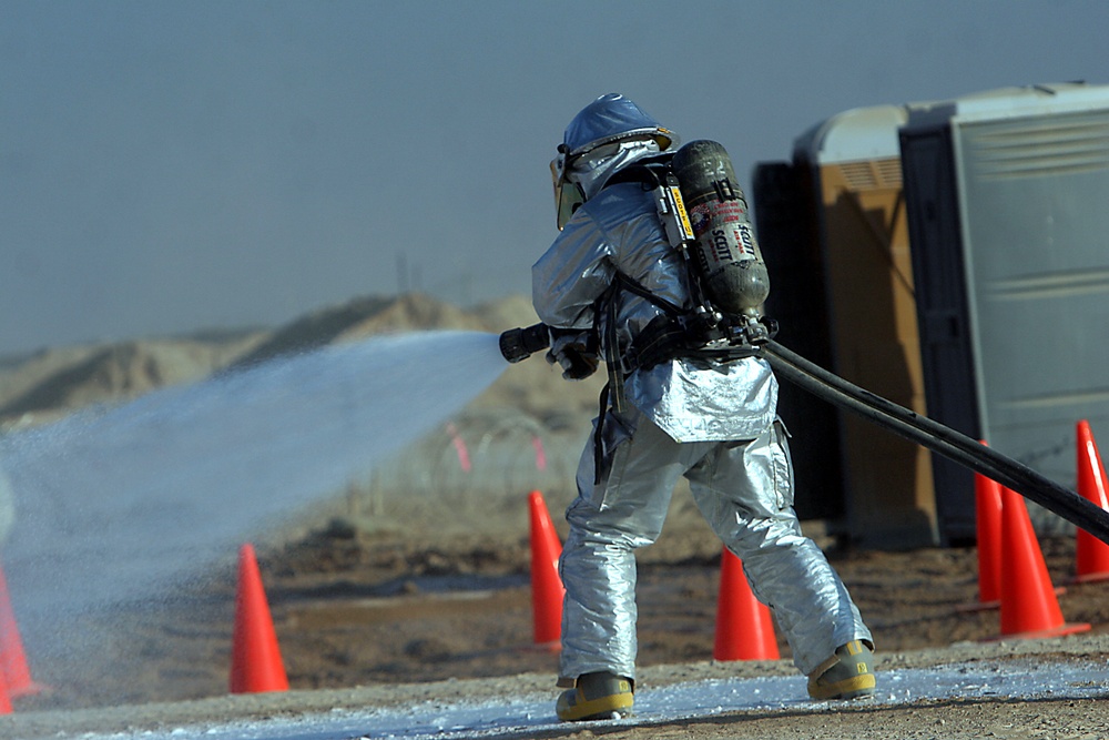 ARFF Marines test IDF response procedures