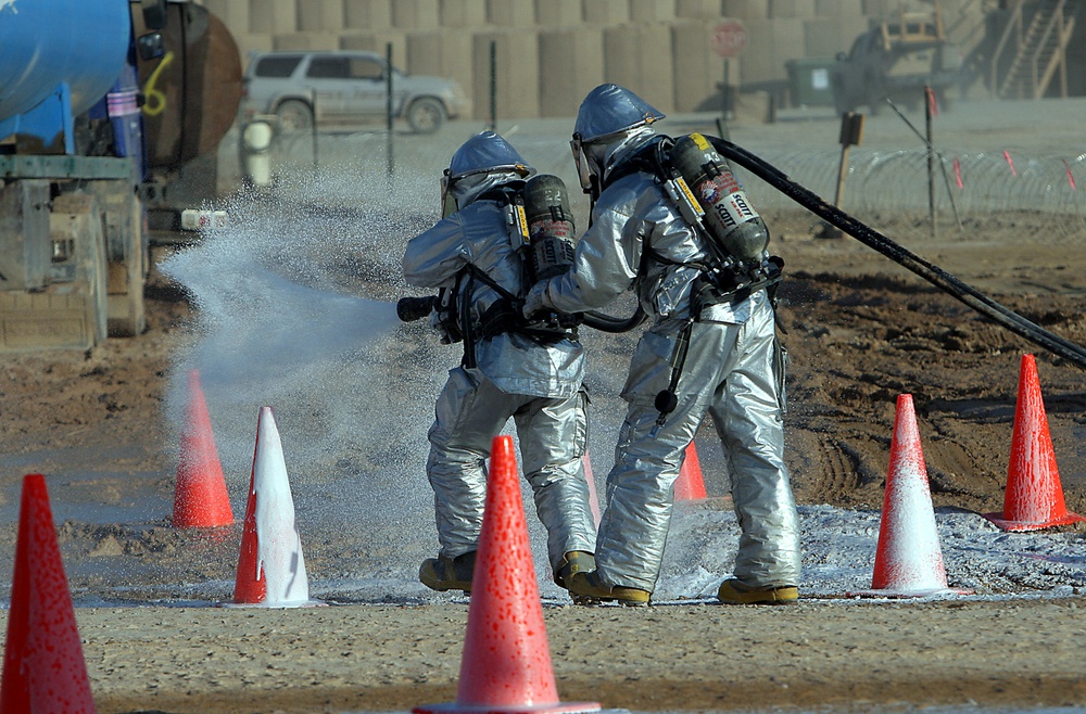 ARFF Marines test IDF response procedures