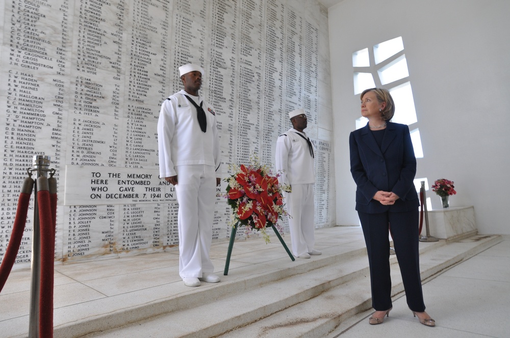 Secretary of State Hillary Rodham Clinton Visits Hawaii