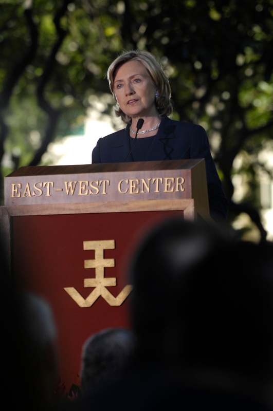 Secretary of State Hillary Rodham Clinton visits Hawaii