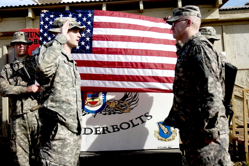 Deployed brothers honored together in Iraq