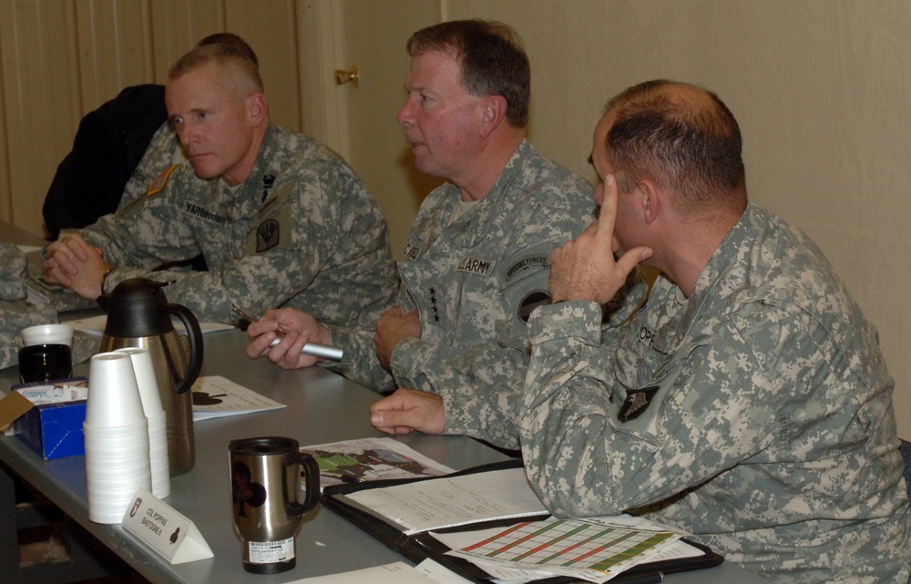 United States Army Forces Command Commander, Gen. Campbell Visits 1st Brigade during Joint Readiness Training Center