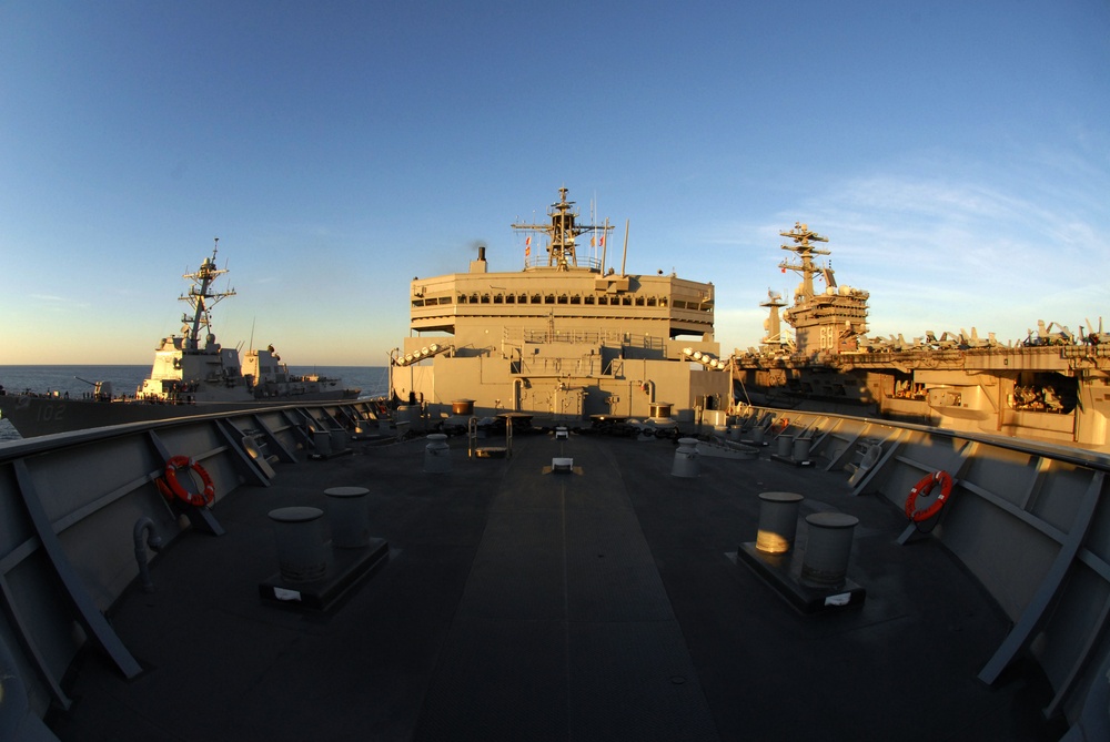 USS Nimitz continues operations