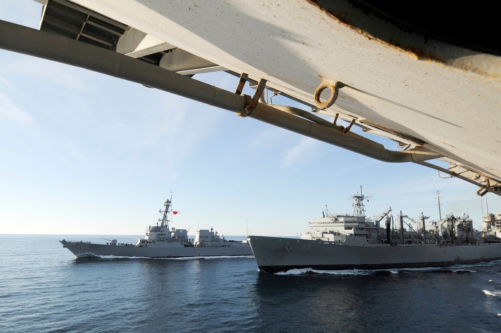 USS Nimitz continues operations