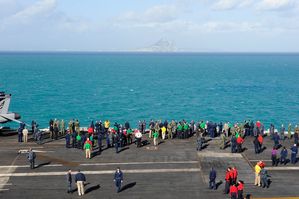 USS Dwight D. Eisenhower On Deployment