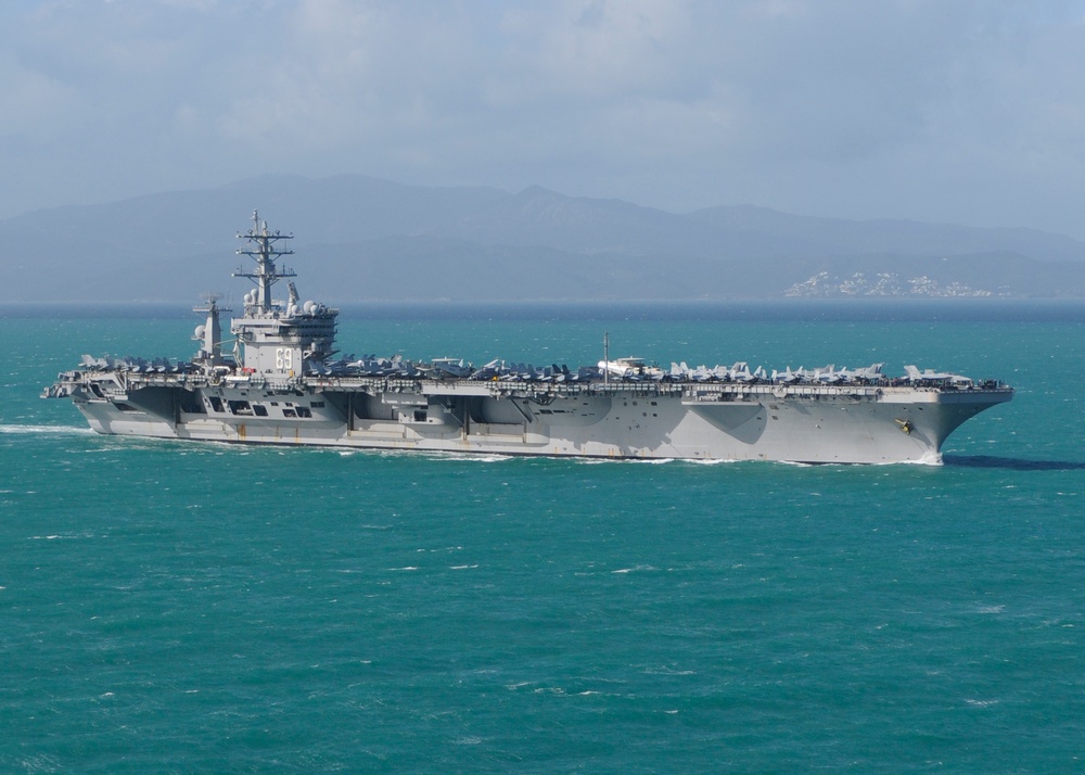 USS Dwight D. Eisenhower On Deployment