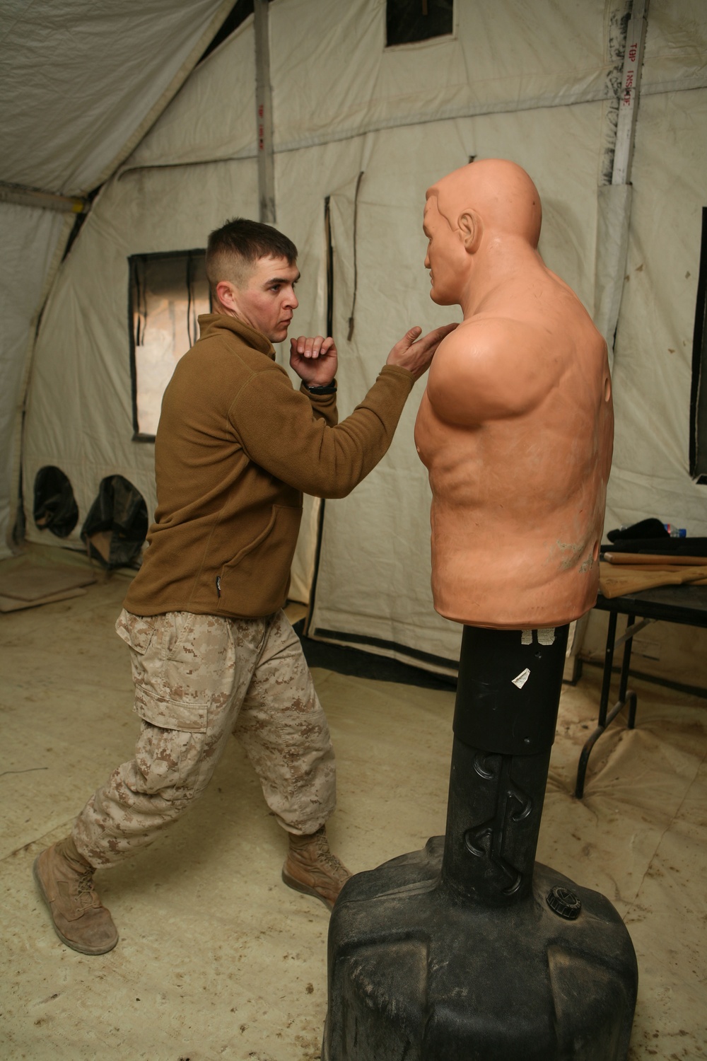 Deployed Marines Learning Professionalism through MCMAP