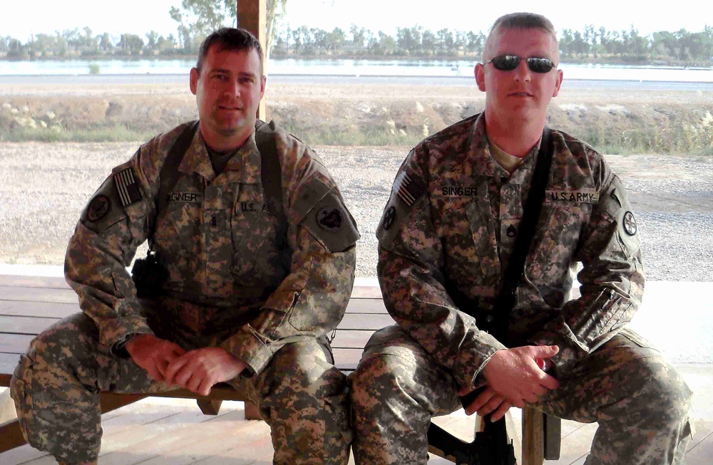 Best friends reunite in Iraq