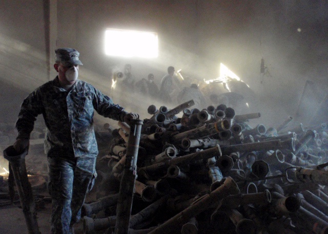 96th Sustainment Brigade Recovers Munitions at Camp Taji