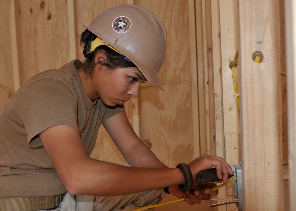 Seabees and RED HORSE Engineers Finish First Phase of Helicopter Landing Zone Expansion on Kandahar