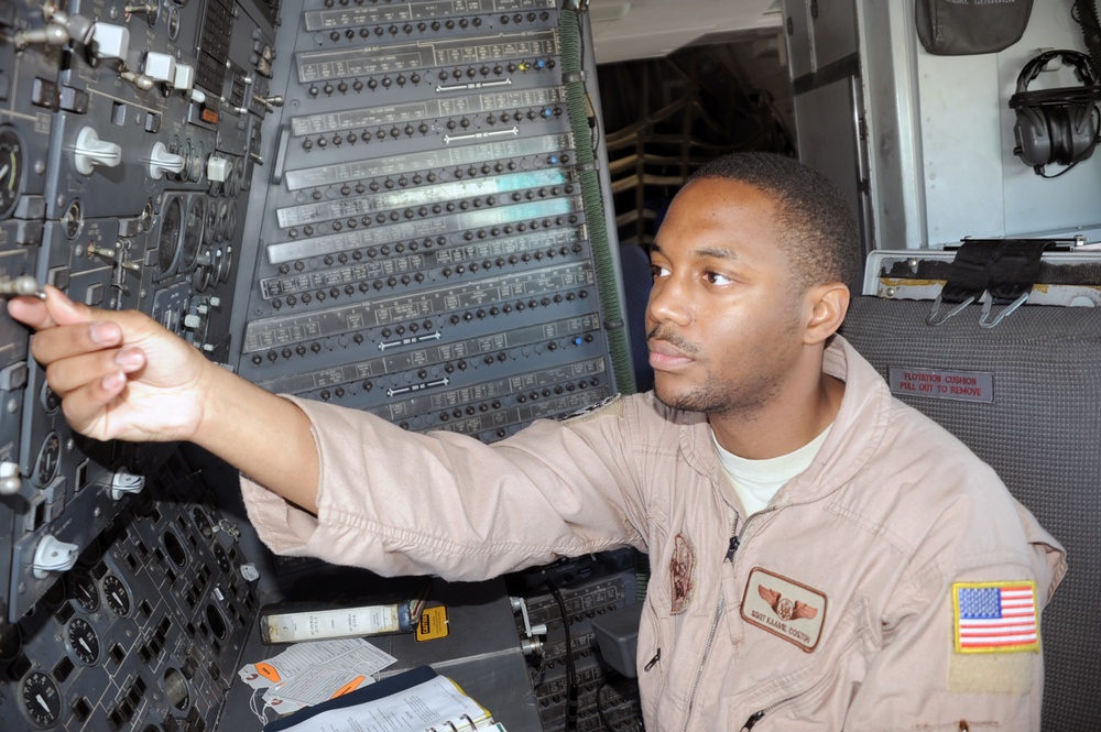 KC-10 Flight Engineer, Staten Island Native, Supports Deployed Air Refueling Ops