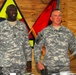 Ready First commander and command sergeant major receive Combat Patch