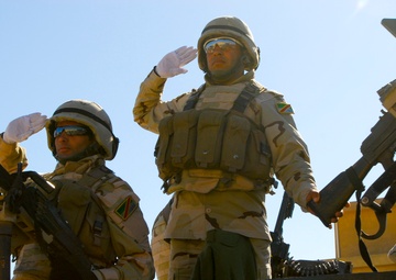 Iraqi Army Soldiers show their skills at 17th Division Iraqi Armed Forces Parade
