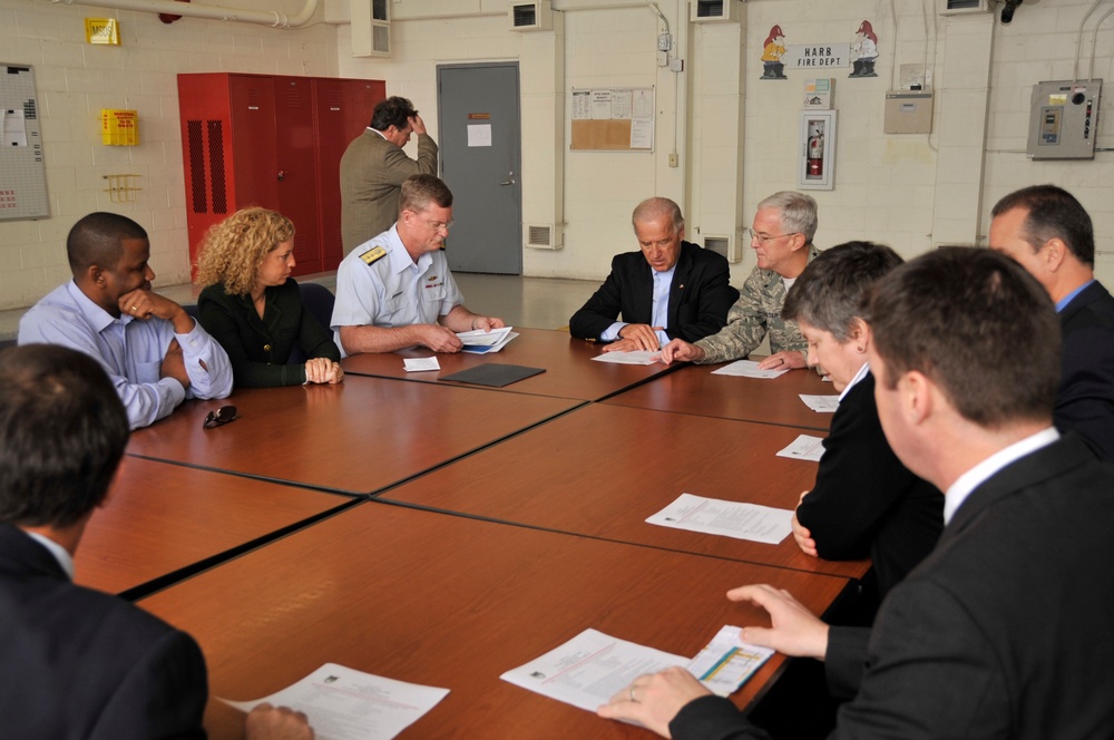 Vice President Biden Briefing on Haiti