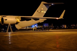 New York Task Force 1 Search and Rescue Teams Leaves Stewart Air Guard Base