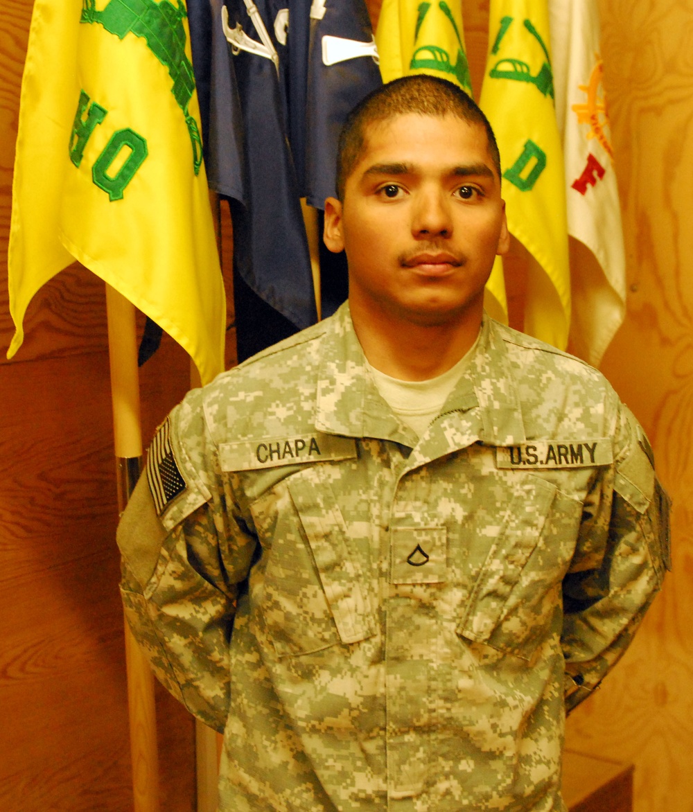 Hero to his fellow Soldiers