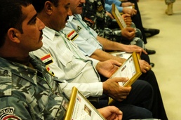 Sixteen Iraqi Security personnel graduate from Iraqi Special Forces Continuing Education Center  training