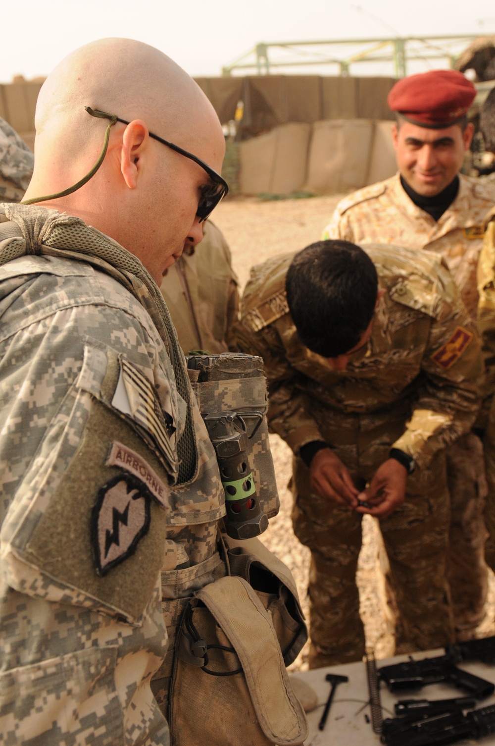 U.S. and Iraqi Soldiers Bond Through Training
