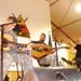Soldier plays with Pickler