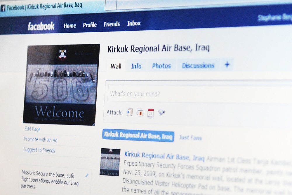 Kirkuk Facebook Makes Debut