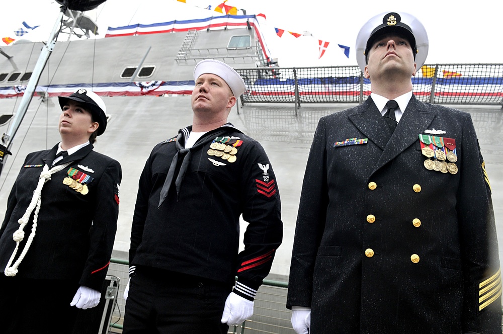 USS Independence commissioning ceremony