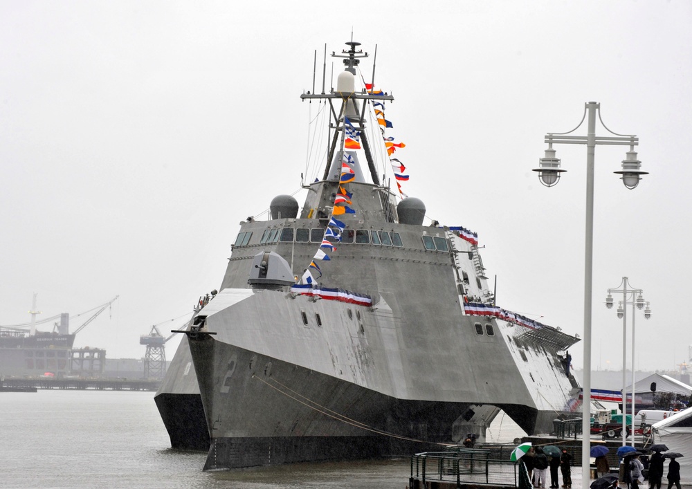 USS Independence commissioning ceremony