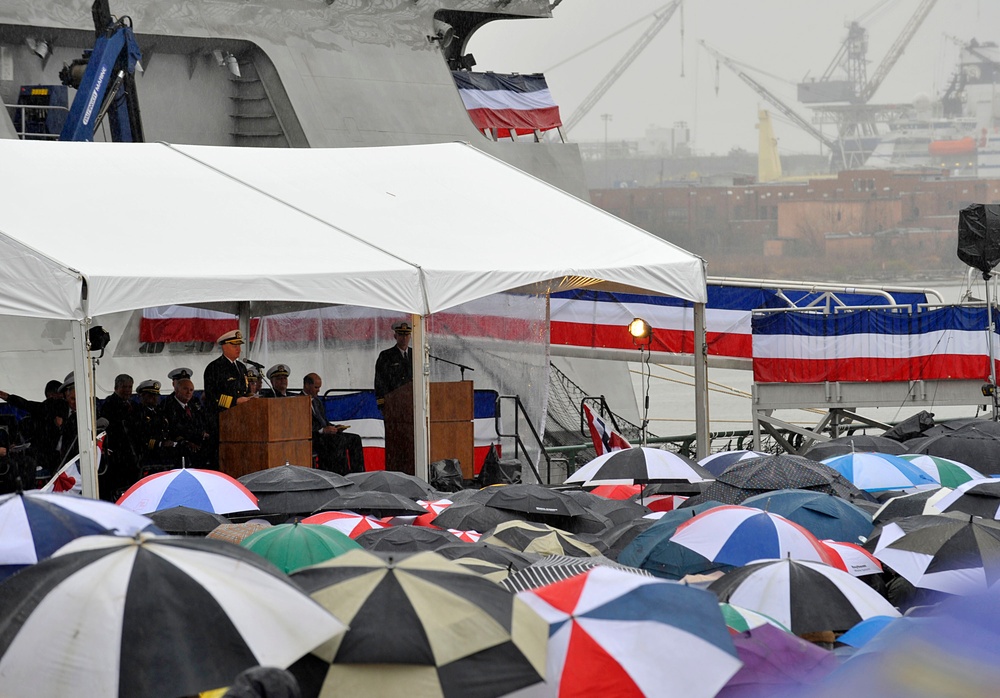 USS Independence commissioning ceremony