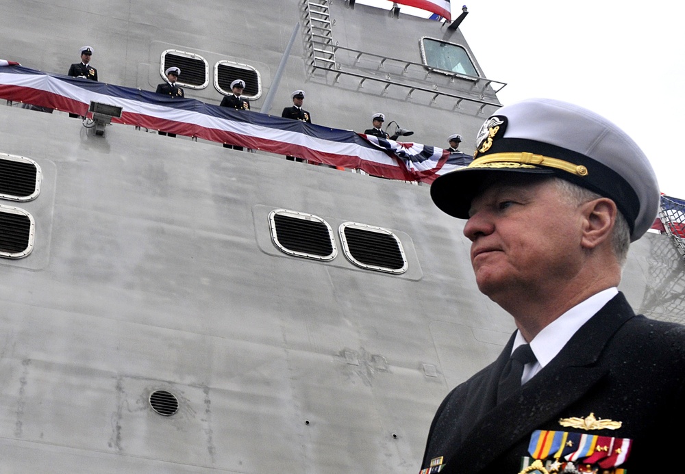 USS Independence commissioning ceremony