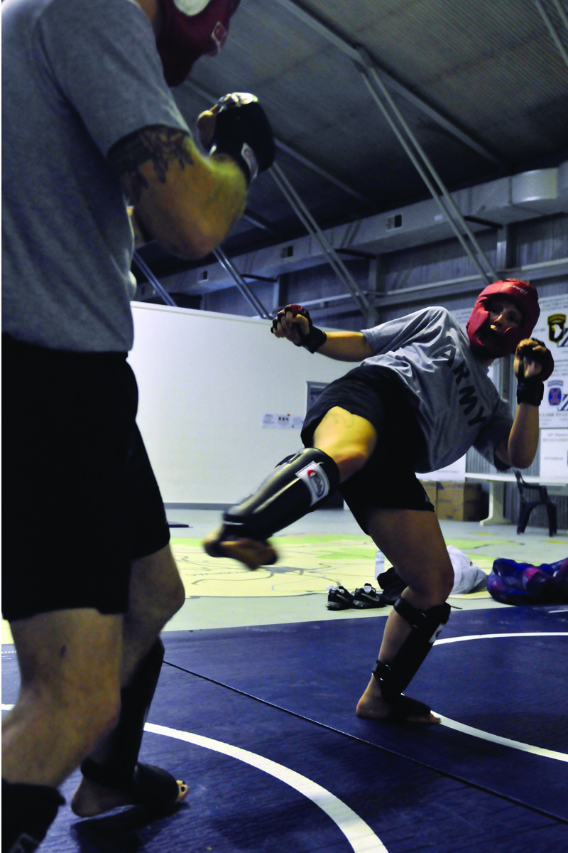 The warrior spirit: California KFOR Soldier improves military skills through Mixed Martial Arts
