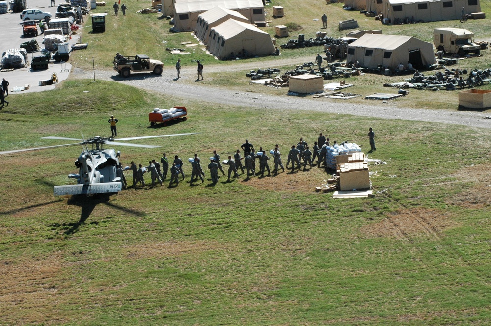 USS Carl Vinson Participates in Haiti Relief Operations