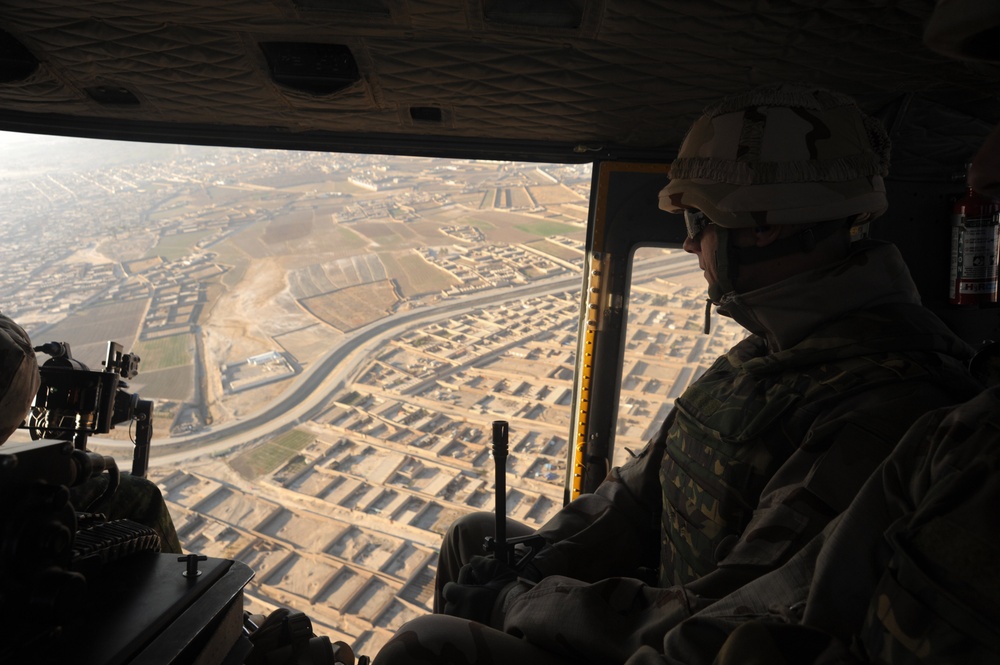Dutch Commodore Visits Troops in Afghanistan
