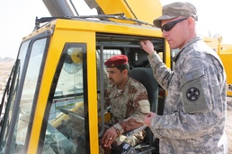 IA engineers learn to operate and maintain the 30-ton crane