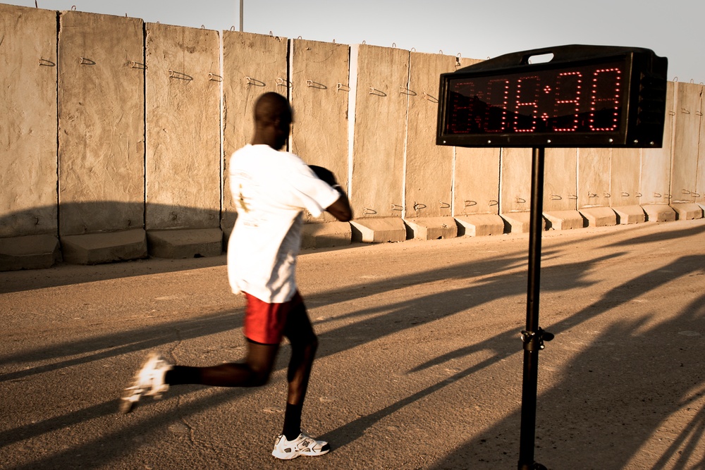 Contingency Operating Base Basra runs in memory of Red Bull Military Police