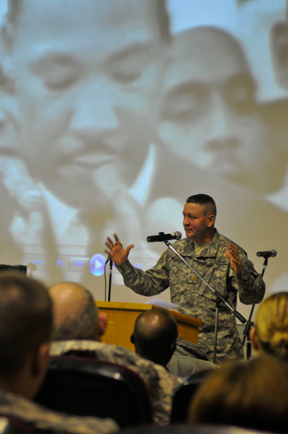 U.S. KFOR Soldiers commemorate Dr. Martin Luther King, Jr. Day