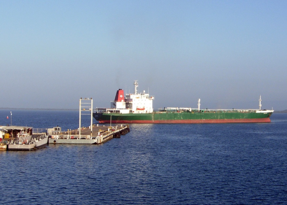 MV Houston on its way to Haiti