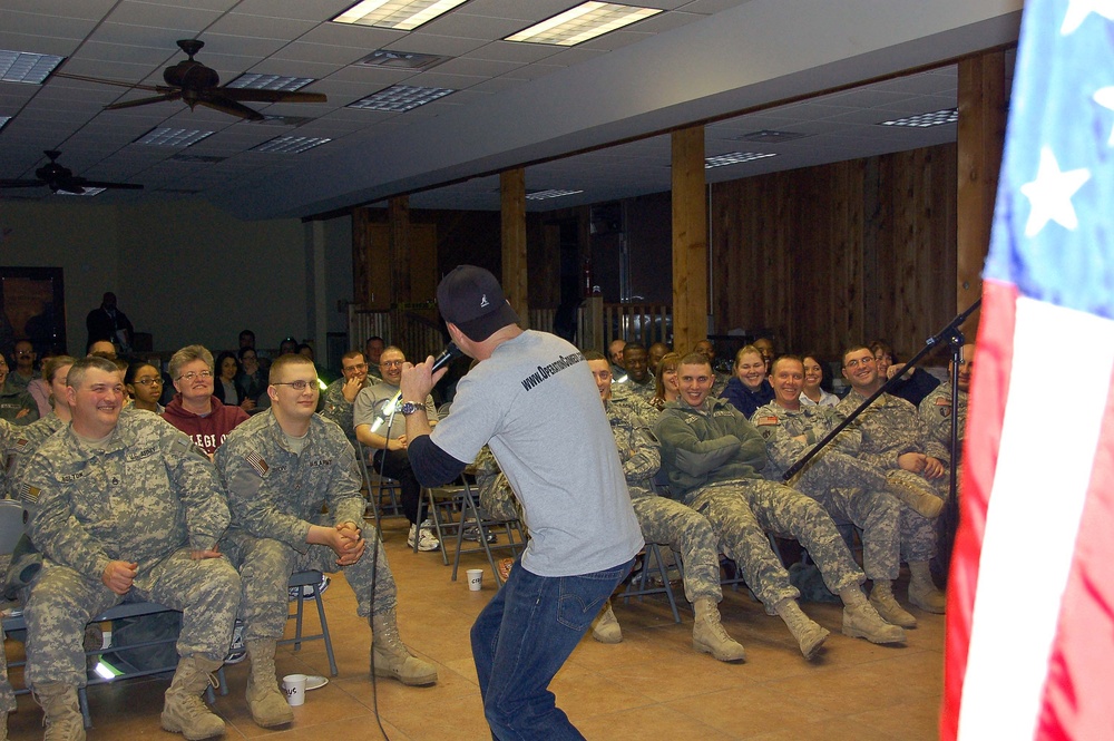 Operation Comedy a Hit at Camp Atterbury