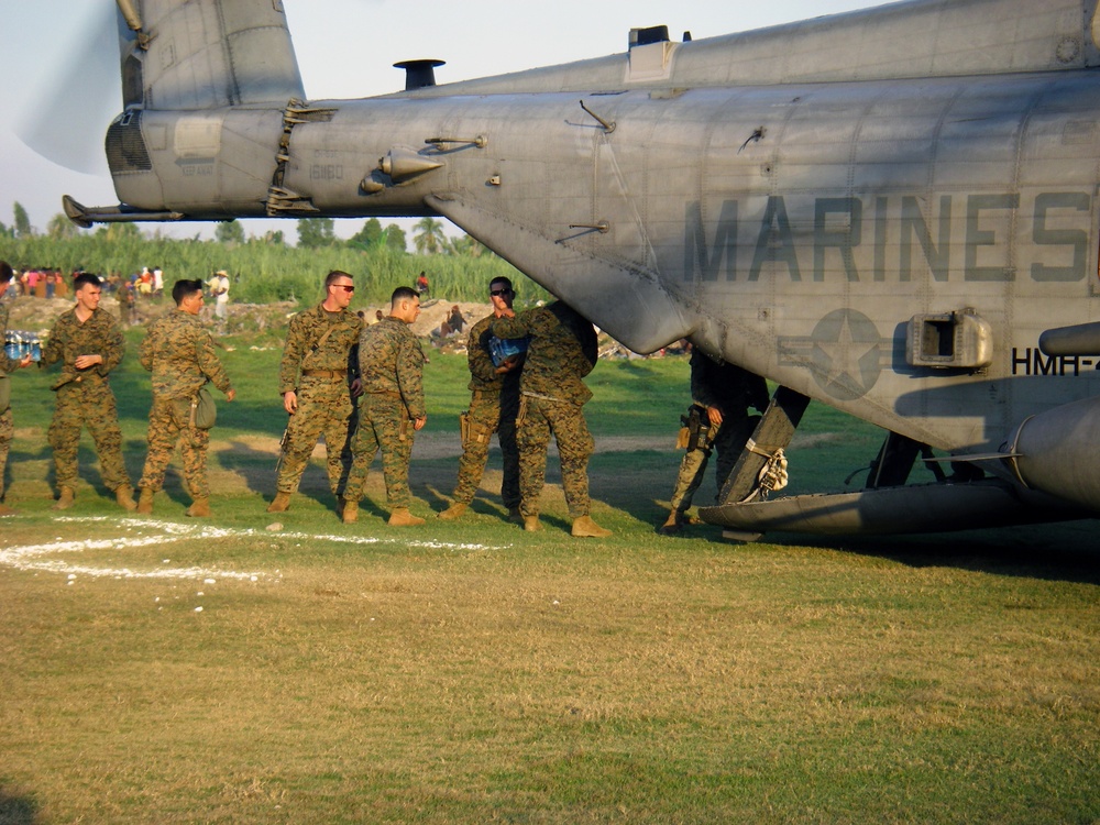 Marines Continue Relief Operations in Haiti