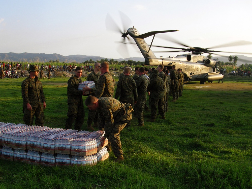 Marines Continue Relief Operations in Haiti