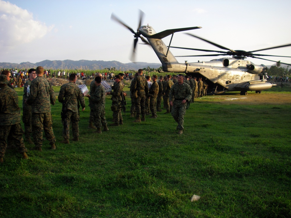 Marines continue relief operations in Haiti