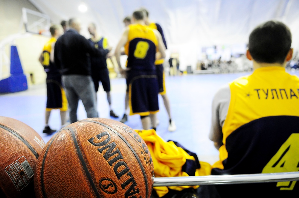 Basketball team loses, but wins friends