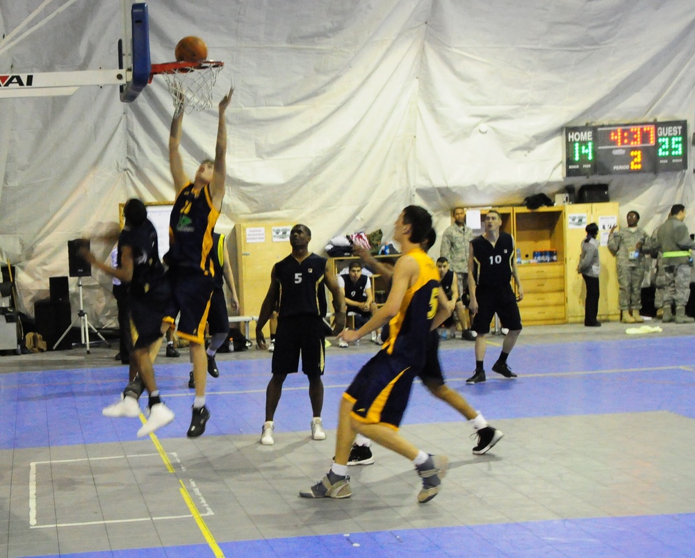 Basketball team loses, but wins friends