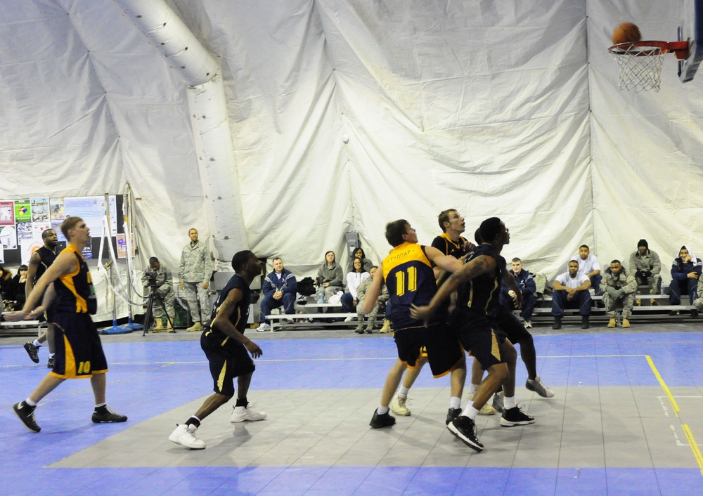 Basketball team loses, but wins friends